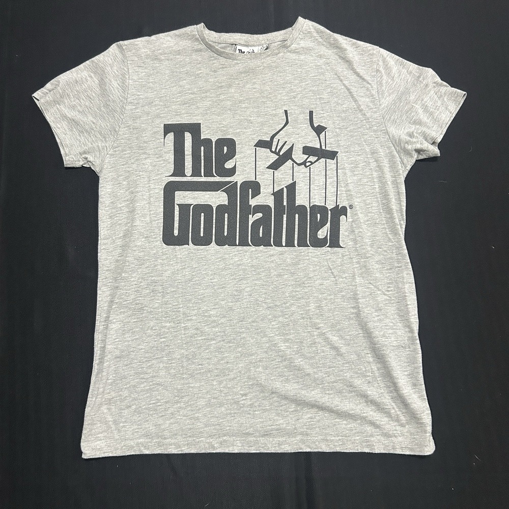 The Godfather Graphic T-Shirt Men's Medium Gray Short Sleeve